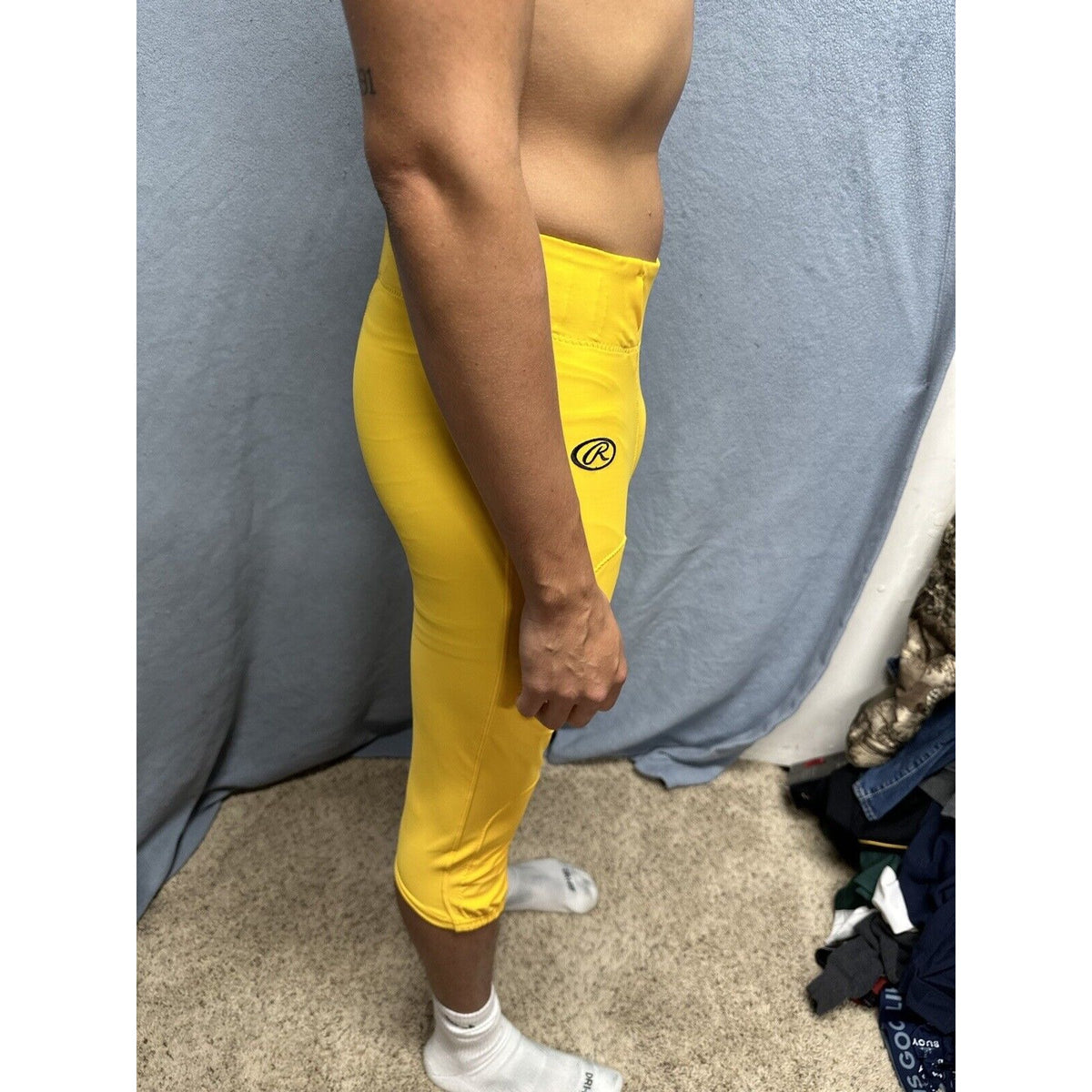 Men’s Gold / Yellow Rawlings Football Pants Medium