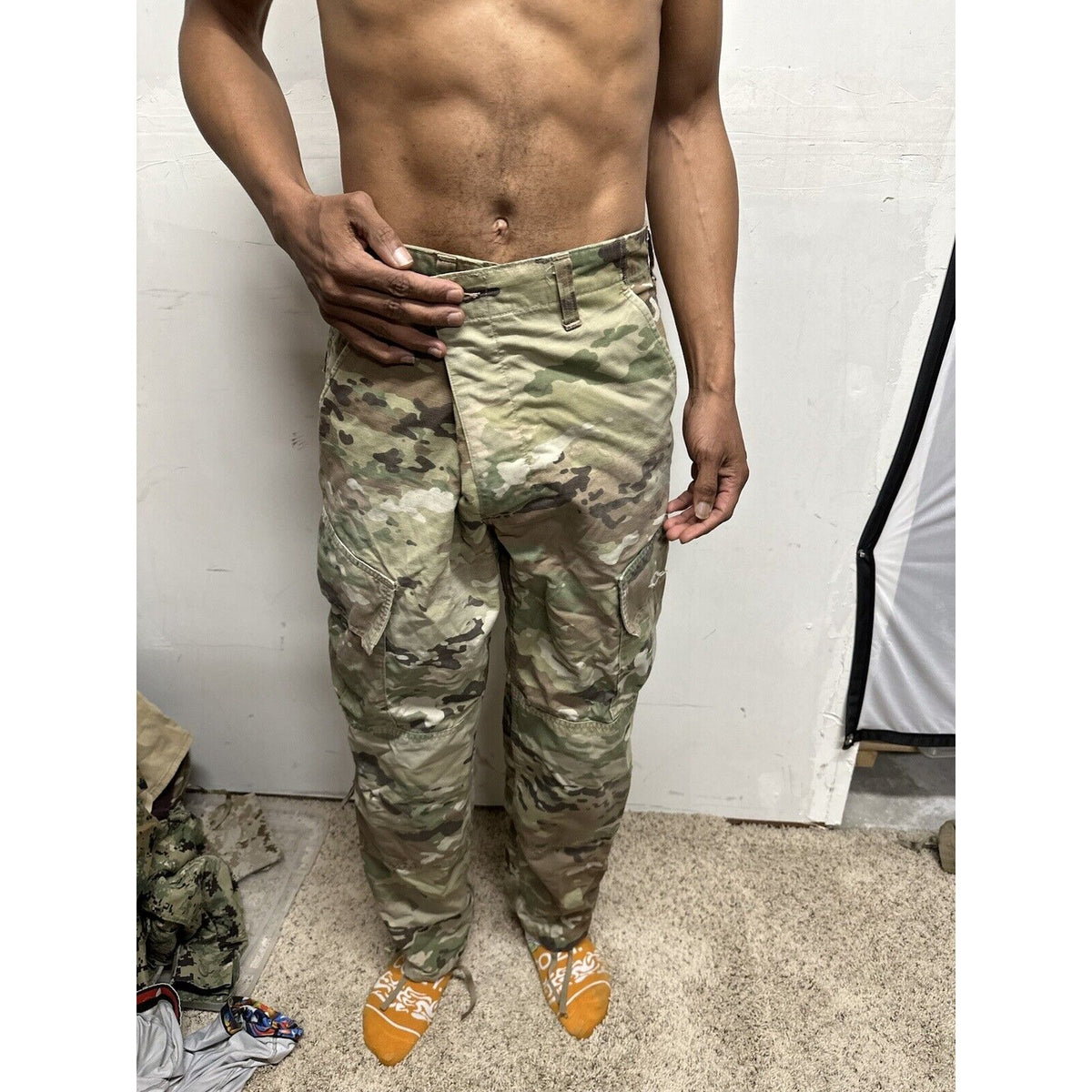 Men’s Ocp Medium Regular Army Air Force Pants Worn Area