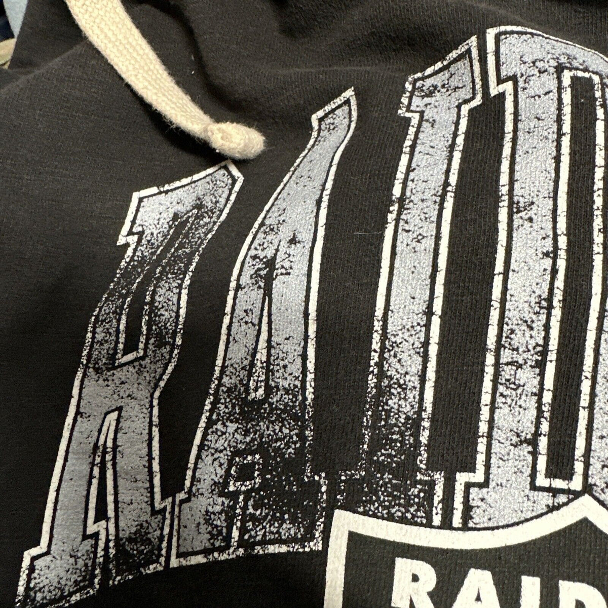 Men’s Black NFL Proline XL Fanatics Pullover Hoodie Raiders Football