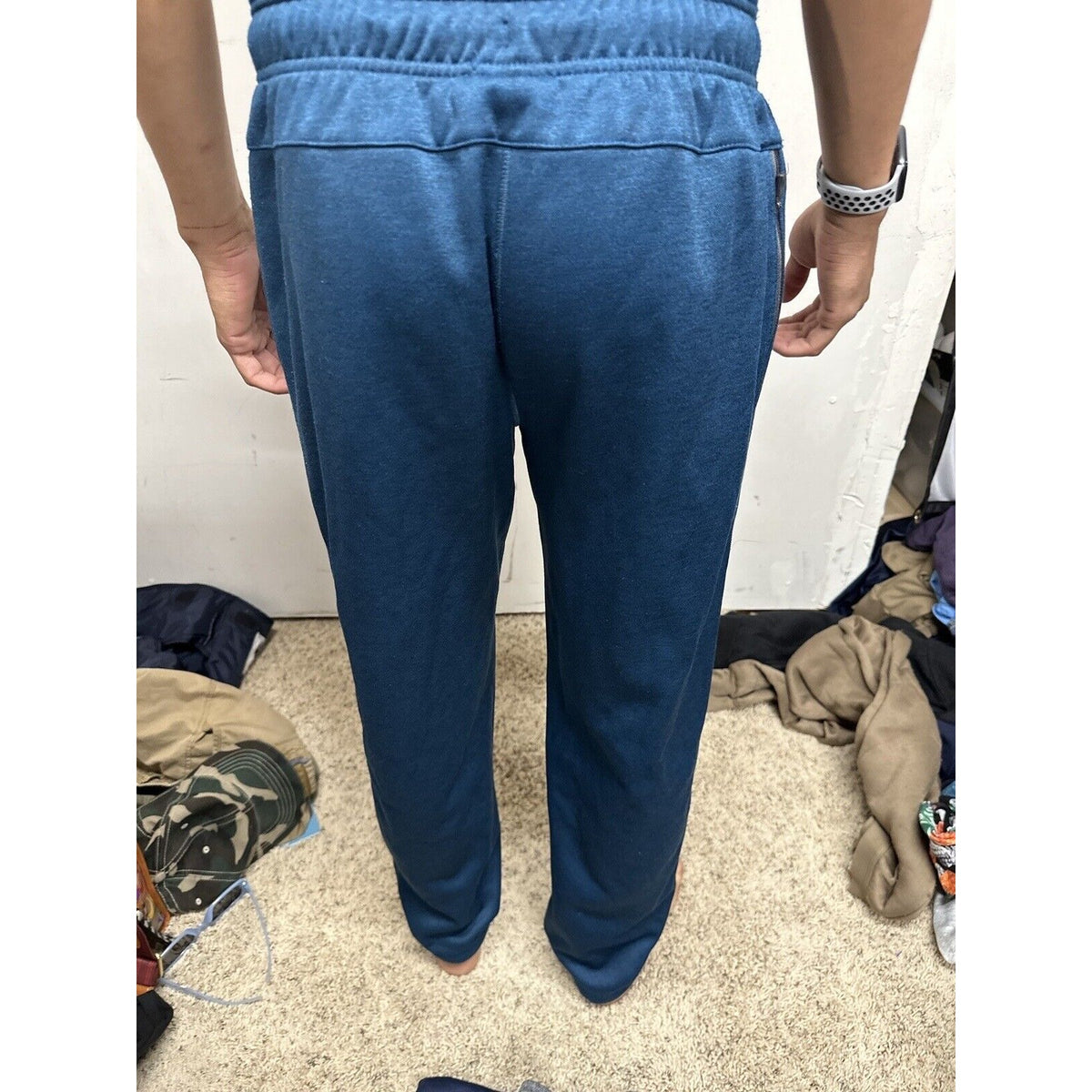 Men’s Blue/green AND1 Medium Sweatpants With Pockets