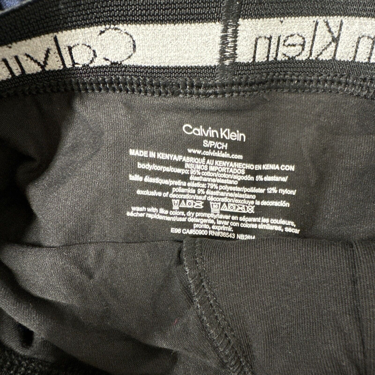 Men’s Black Calvin Klein Small Trunk Style Boxer Briefs