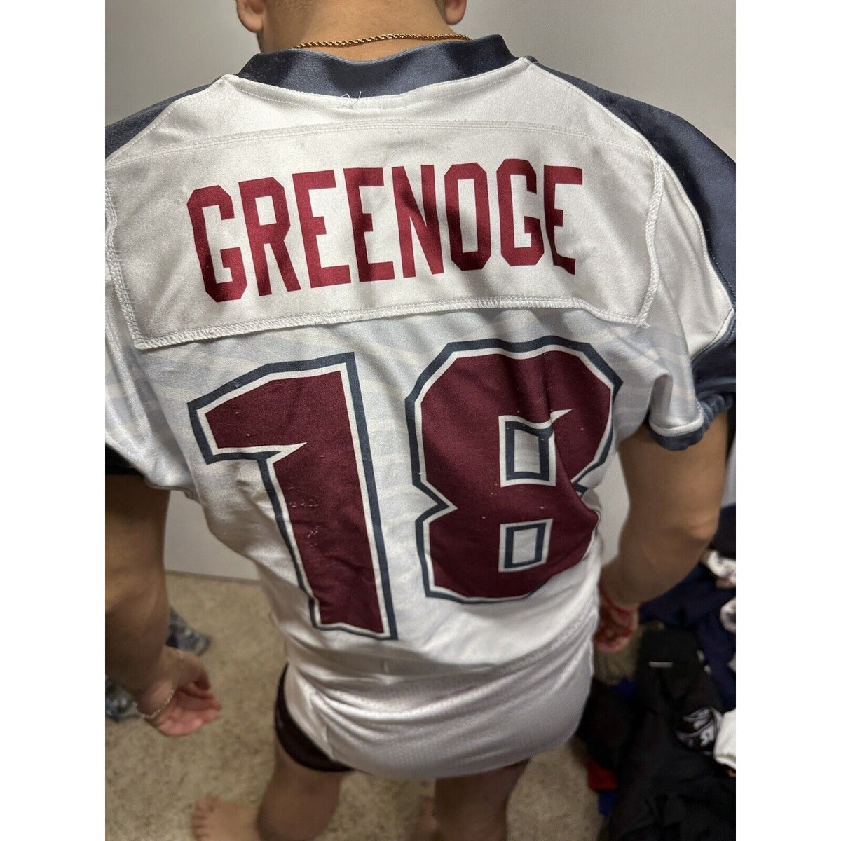 Men’s Maxim Athletic Football Jersey Hawks Number 18