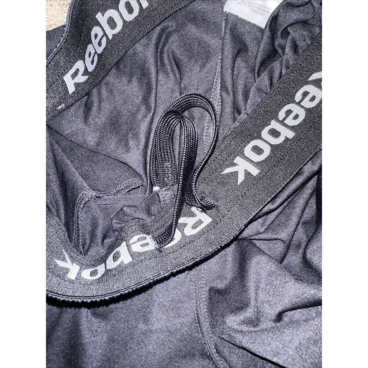 Men’s Black Medium Reebok Shorts With Pockets