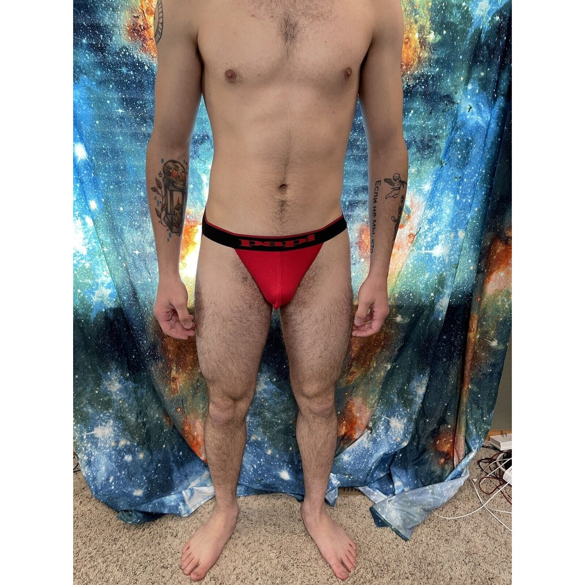 Men's Red Papi Jockstrap Medium