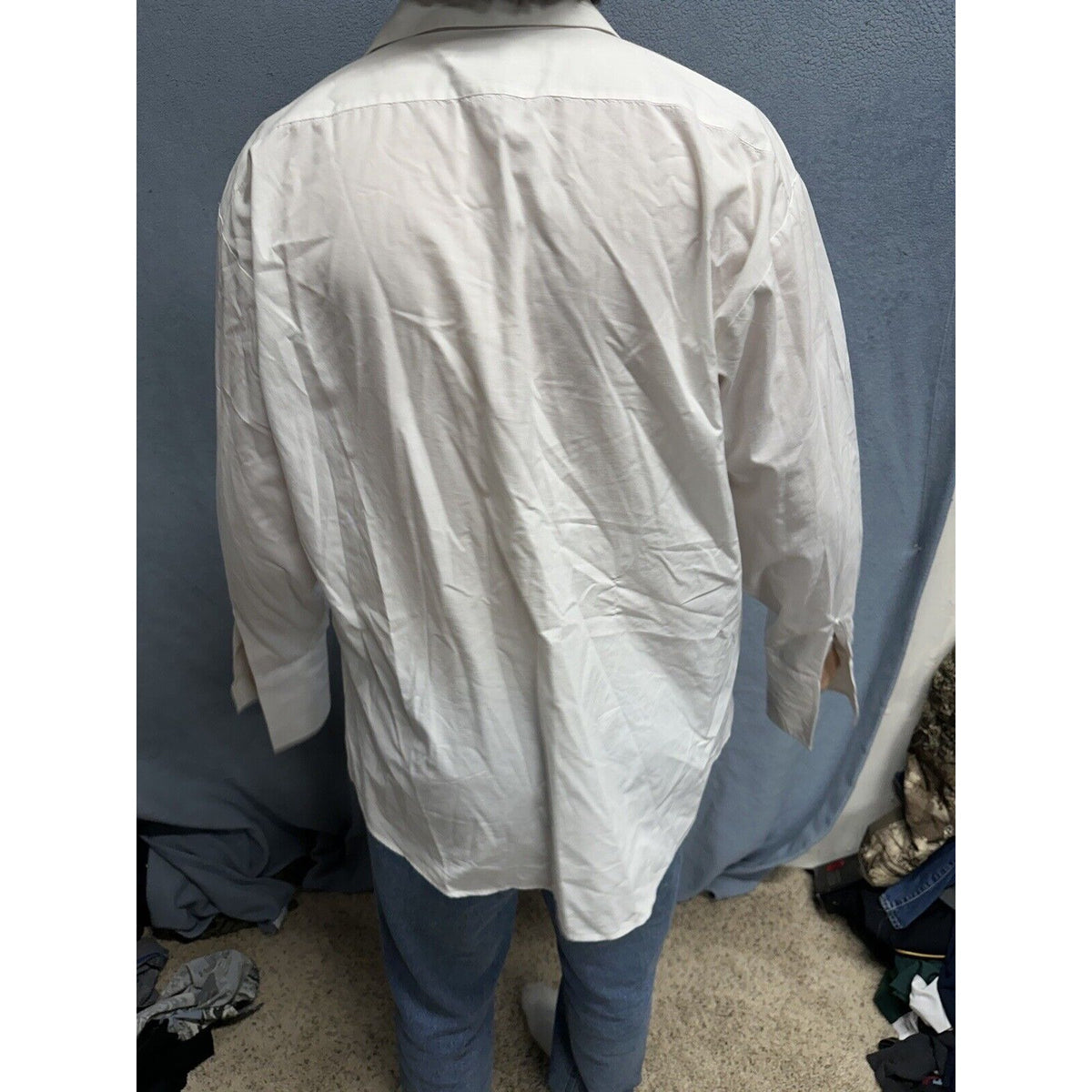Air Force White Mess Dress Aetna Shirt 17 / 35 Long Sleeve Uniform