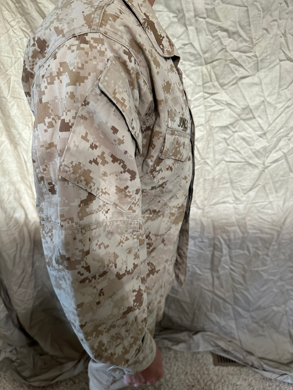 Men’s desert marpat usmc marine corps small regular blouse top