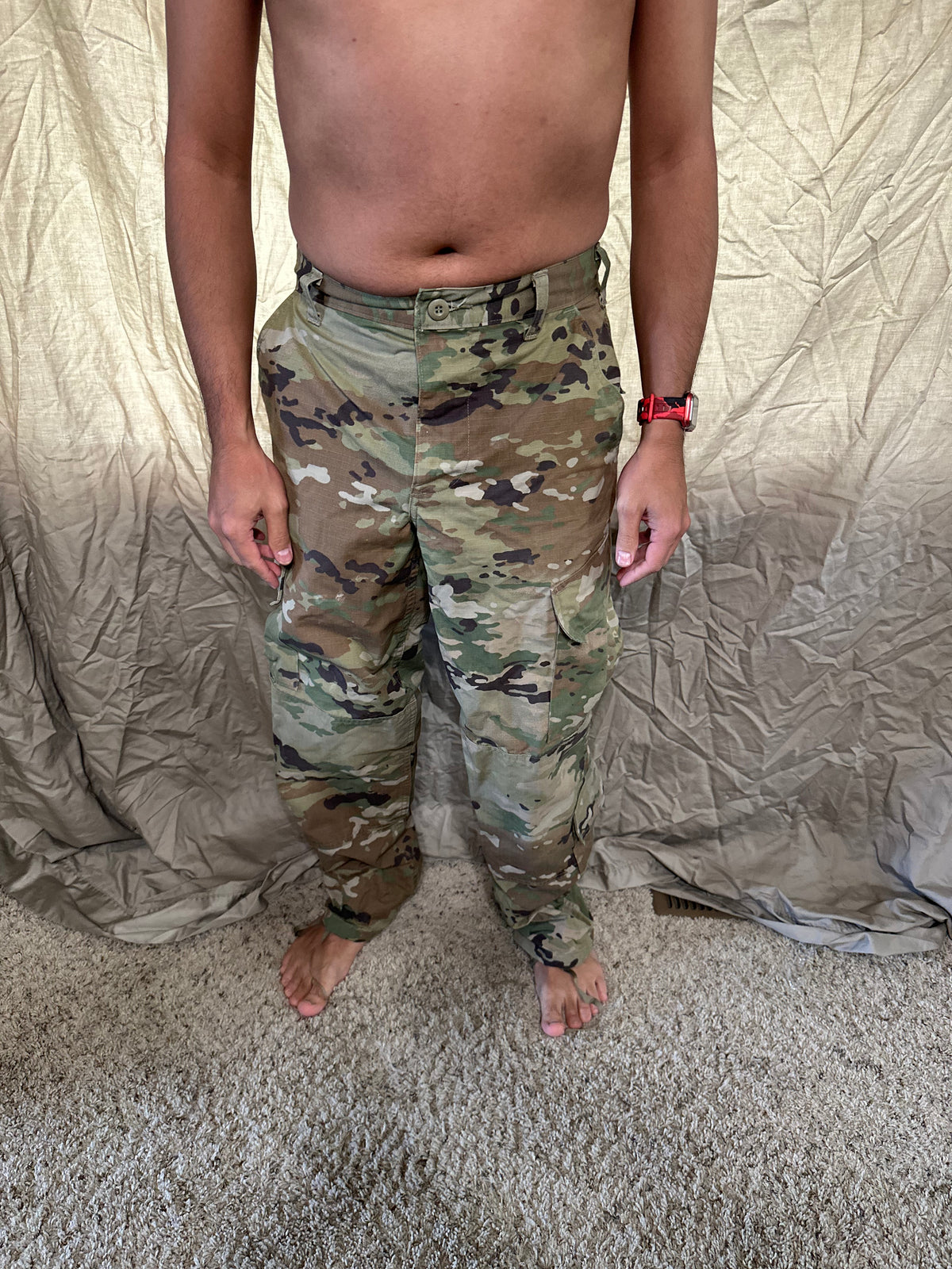 Men’s small regular ocp pants army Air Force space force 50% nylon 50% cotton