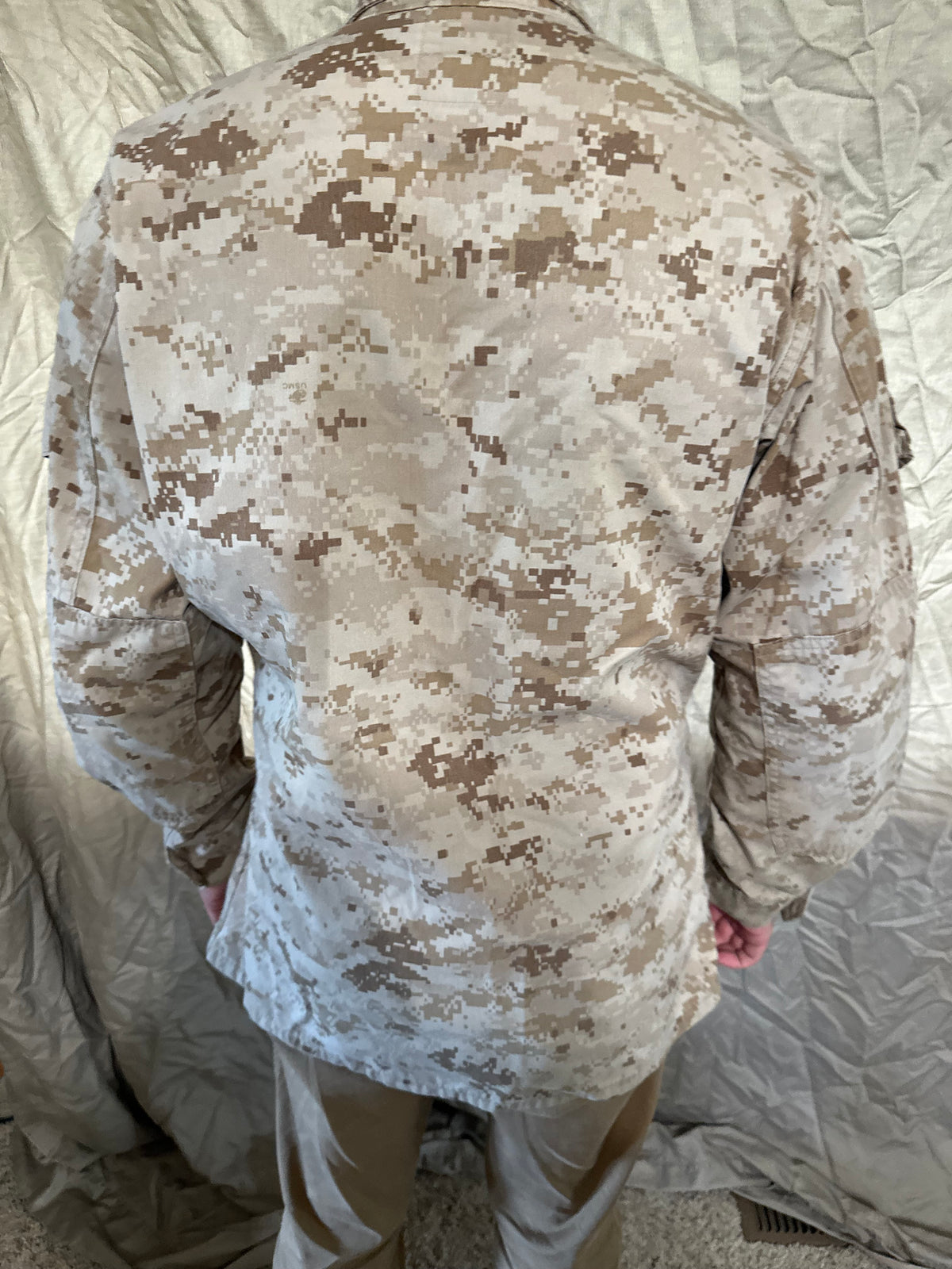 Men’s desert marpat usmc marine corps small regular blouse top
