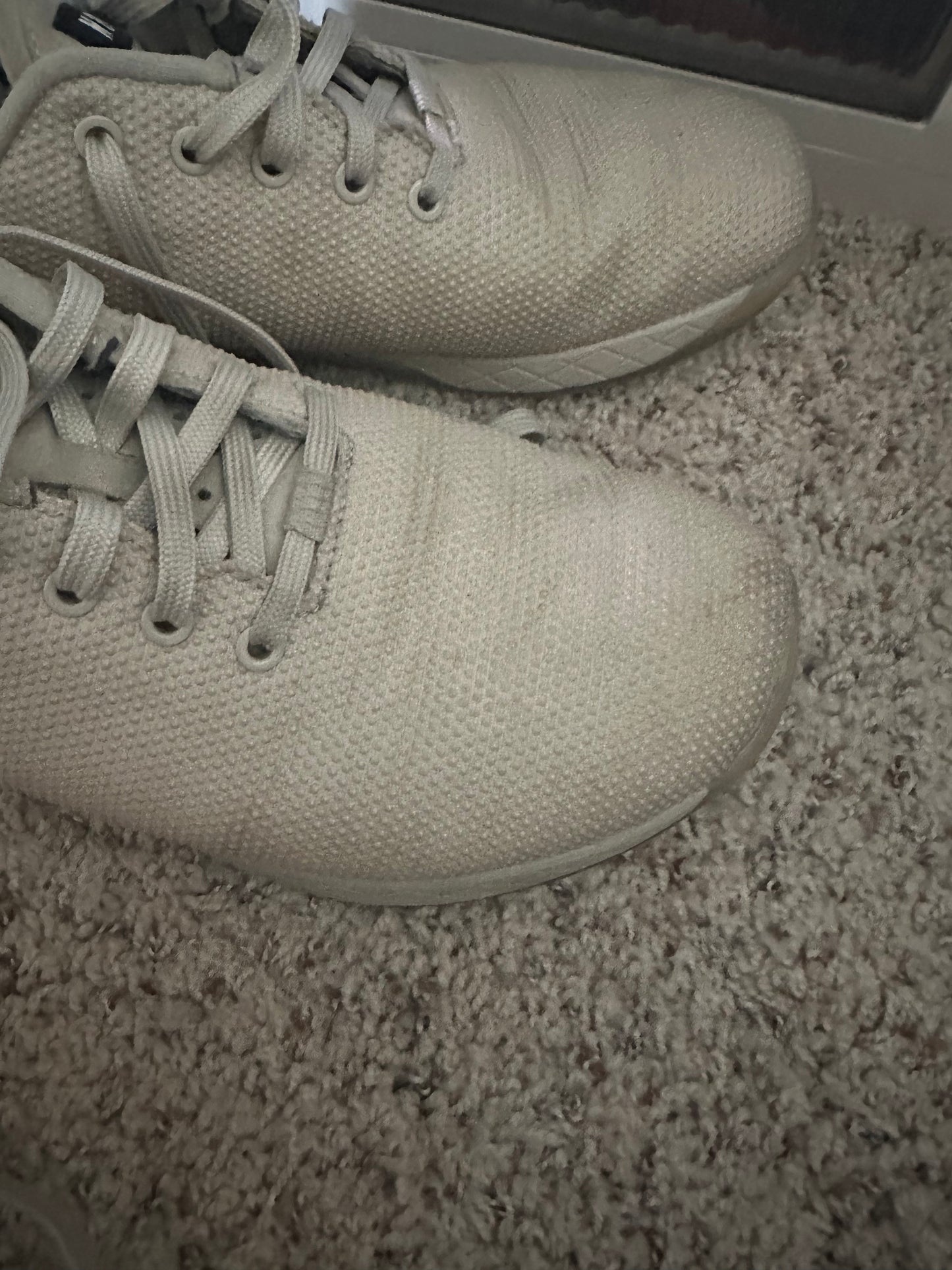 Size 12 military boots and size 12 sneakers