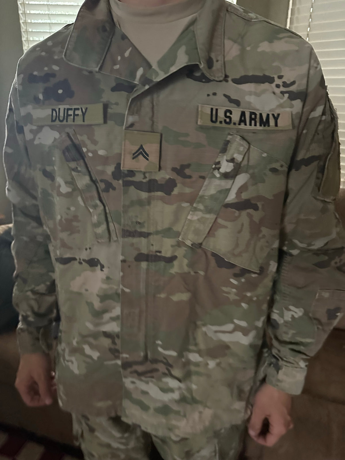 Men's OCP Top - Military Uniform Coat Blouse Medium Regular