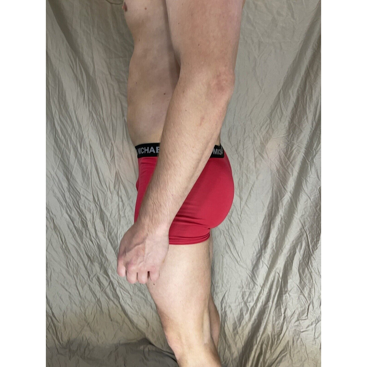 men's michael kors stretch factor pride boxer briefs red small