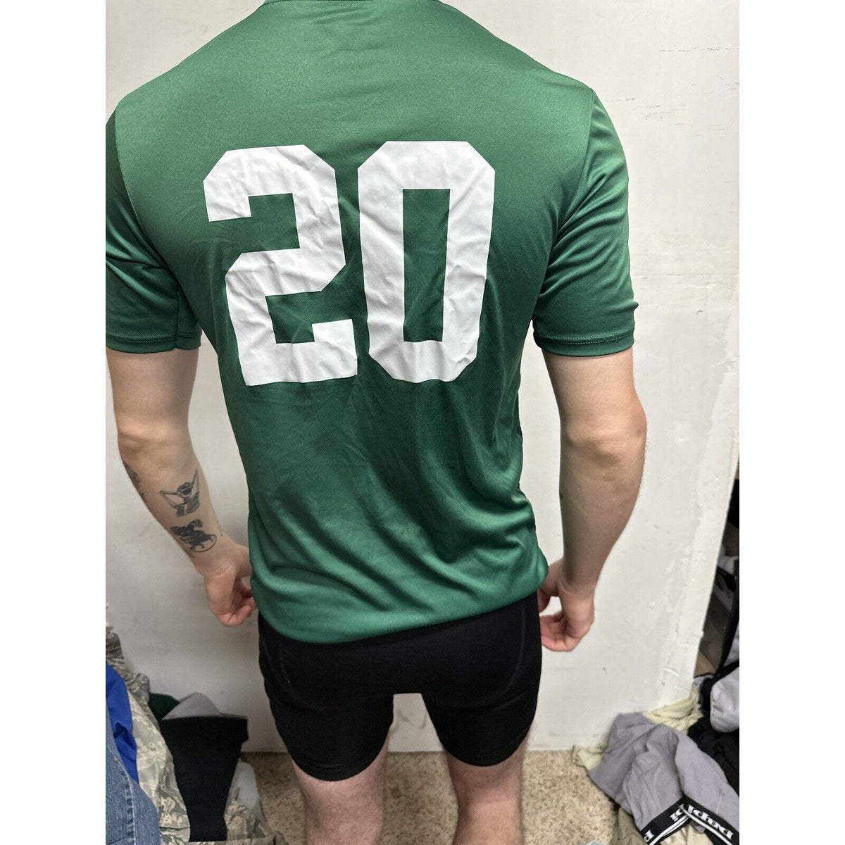 Men’s Small Green A4 Hawks Baseball Shirt Jersey