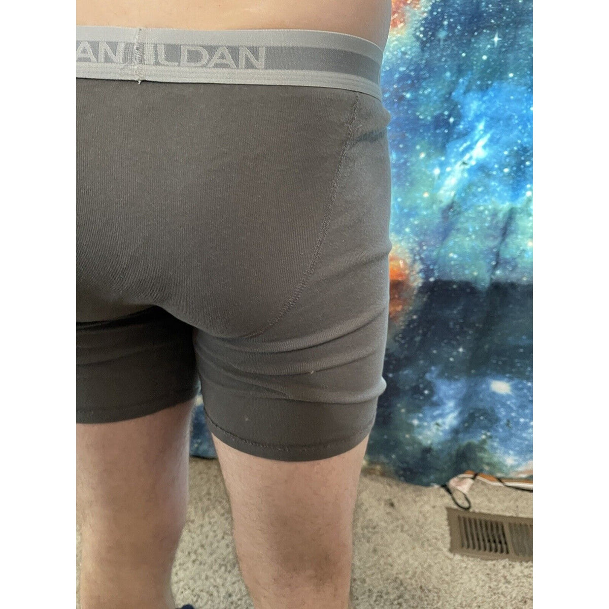 Men's Gildan Gray medium boxer briefs New And Unworn.