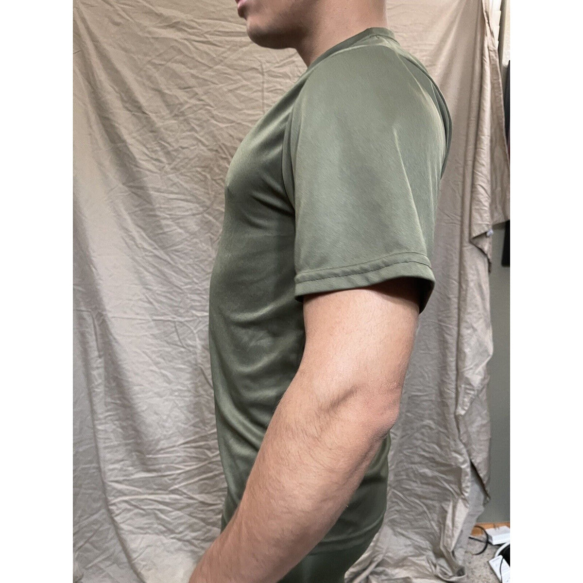 Men's Augusta Sportswear Moisture Management Athletic shirt Olive Green Medium