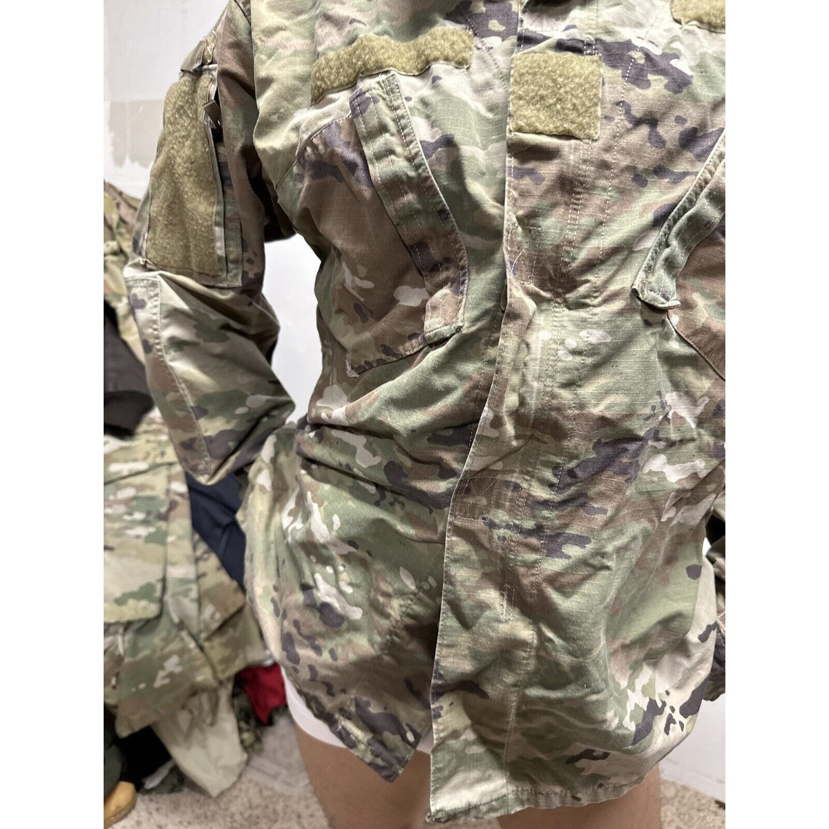 Men’s Ocp Army Combat Uniform Large Long Top Blouse Space Force