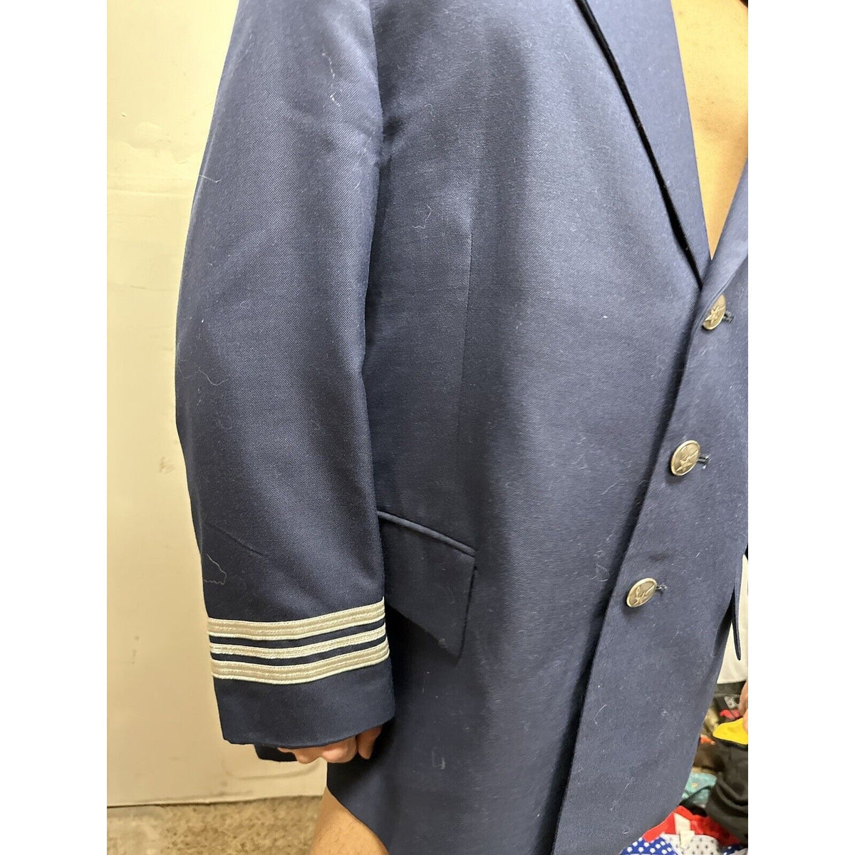 Men’s Patriot Poly Wool American Craftsman 44 Regular Military Uniform Coat