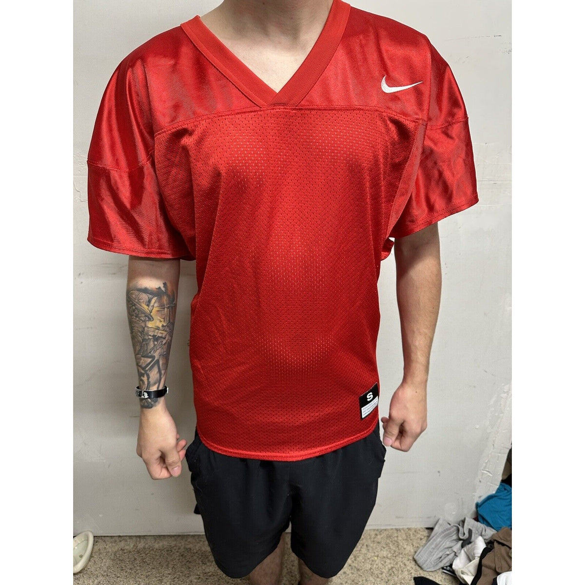 Men’s Red Nike Small Football Jersey