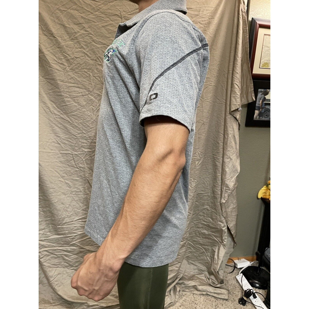 OGIO Gray Polo Shirt medium pine creek high school Eagles