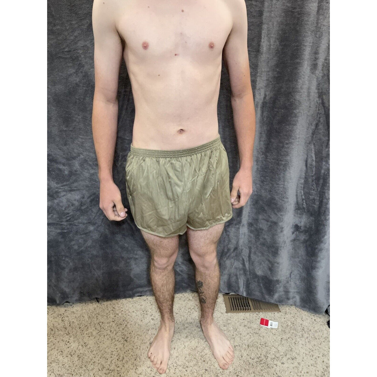 men's soffe ranger panties tan athletic Silkies shorts Medium
