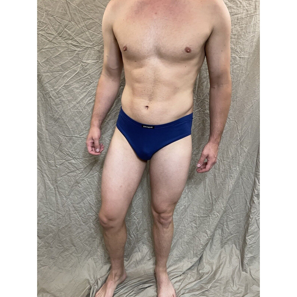 men's blue papi large brief cotton