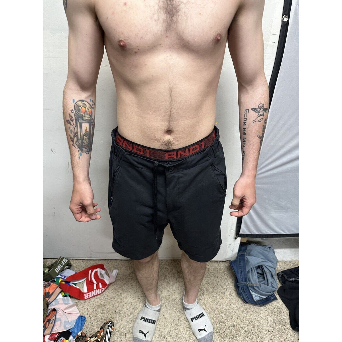 Men’s Black Five Four Size 36 Shorts