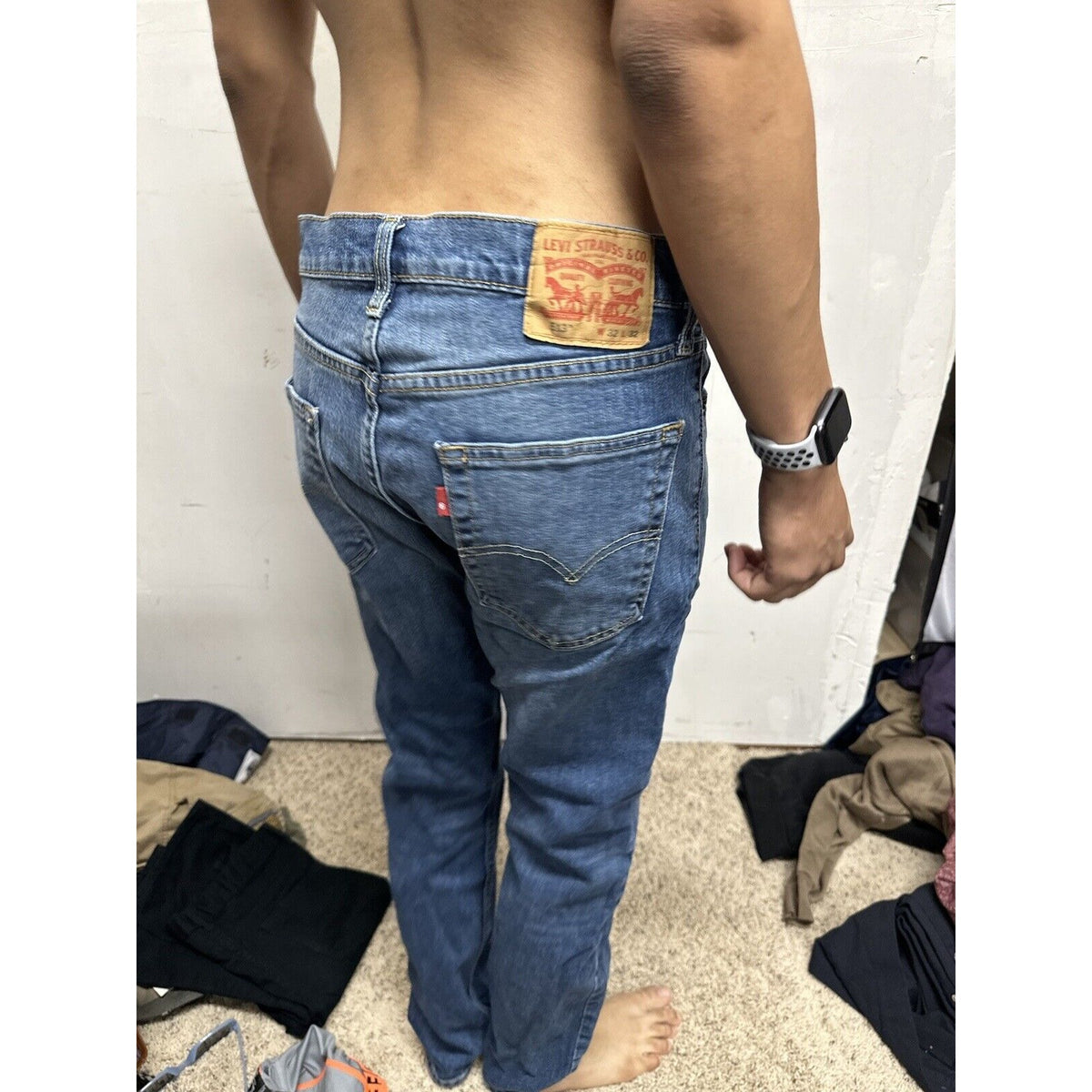Men’s Levi’s 513 Blue Jeans 32 X 32