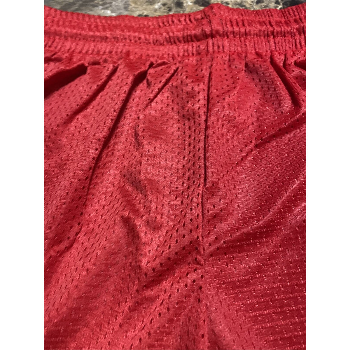 Soffe Intensity Athletic IA Men’s M Scarlet Red Basketball Training Mesh Shorts