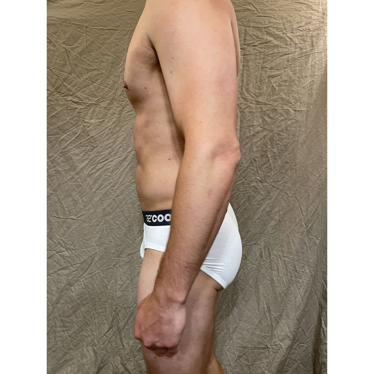 men's 32 degrees cool white compression brief athletic small