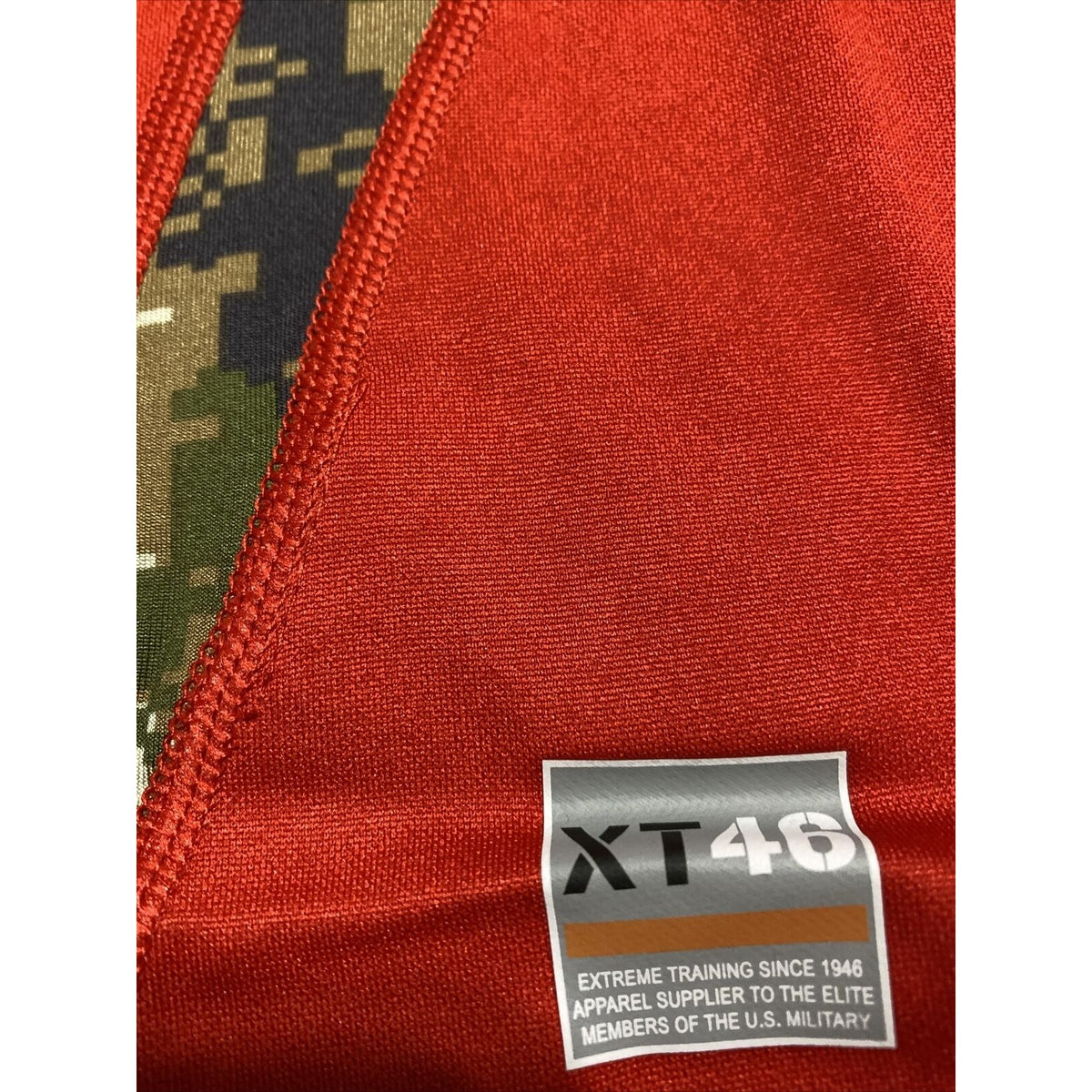 Soffe Extreme Training XT46 Men’s Medium Red Camo  Military Polyester Shirt NWT
