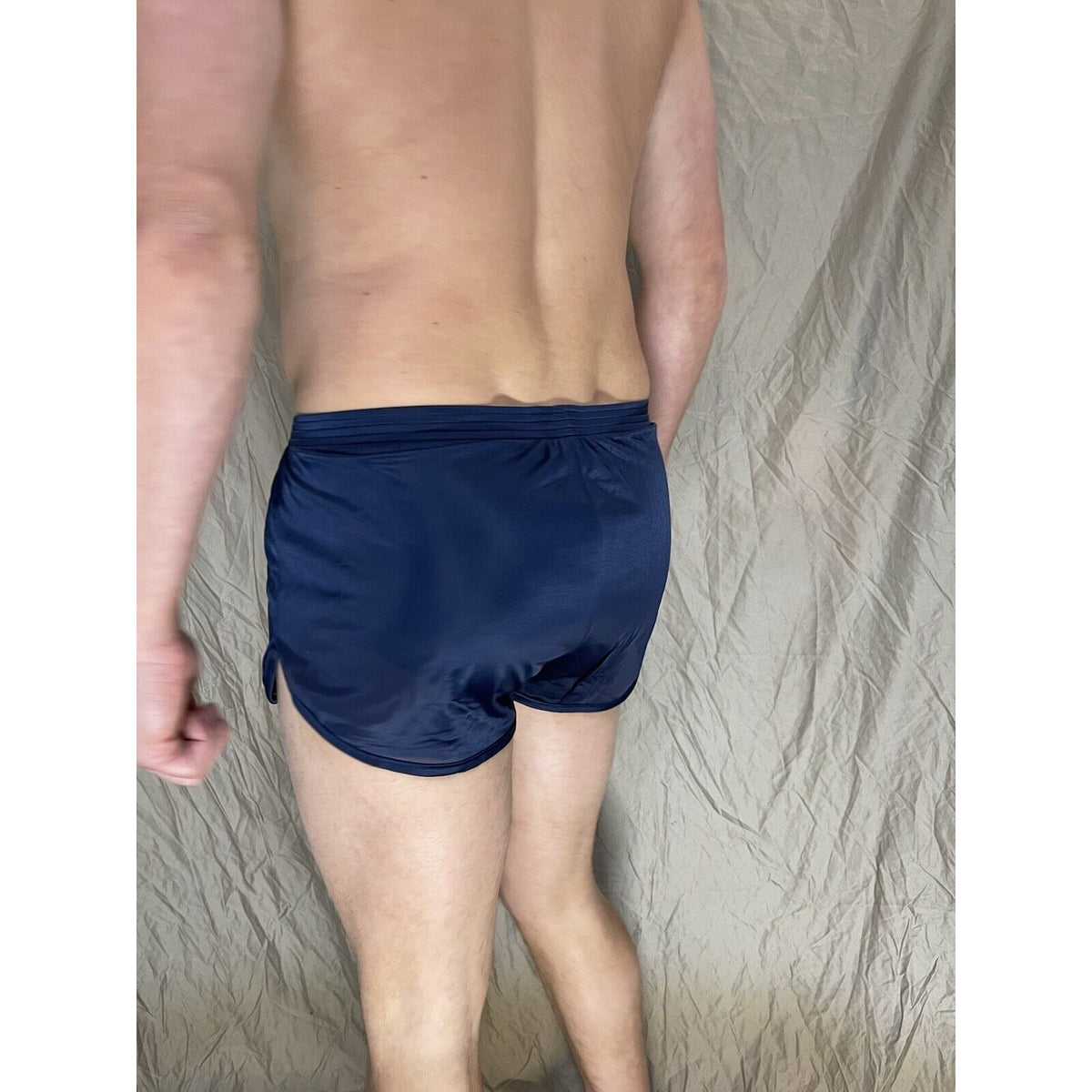 Soffe Ranger Panty Silkies PT Shorts Military Workout Bottom Navy Blue Med
