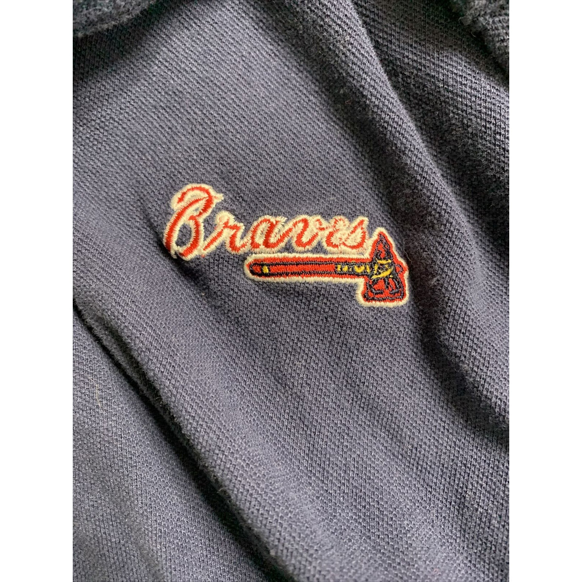 Men’s Medium Atlanta Braves Reebok Polo Shirt