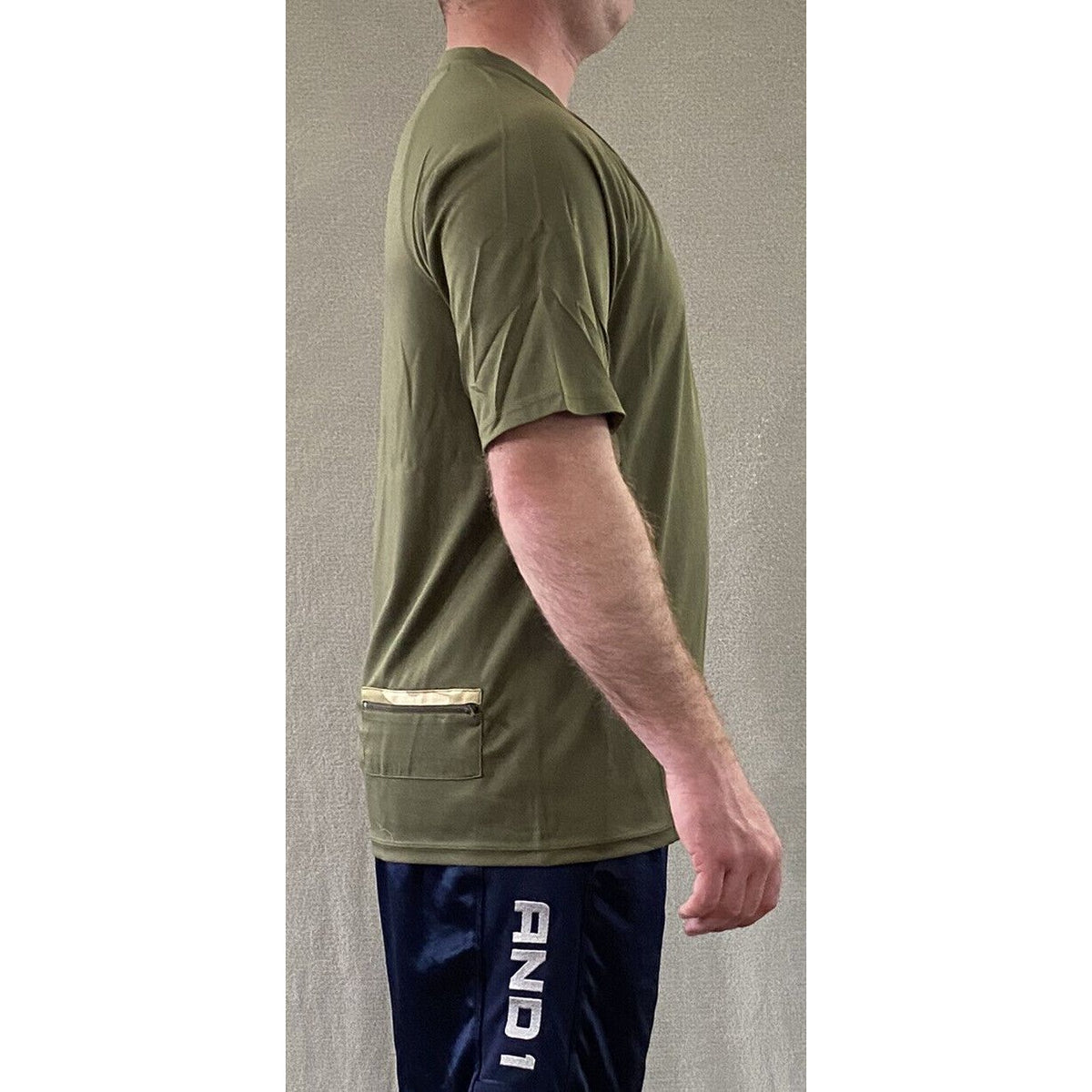 Soffe Extreme Training XT46 Men’s Medium Green Camo Military Polyester Shirt NWT