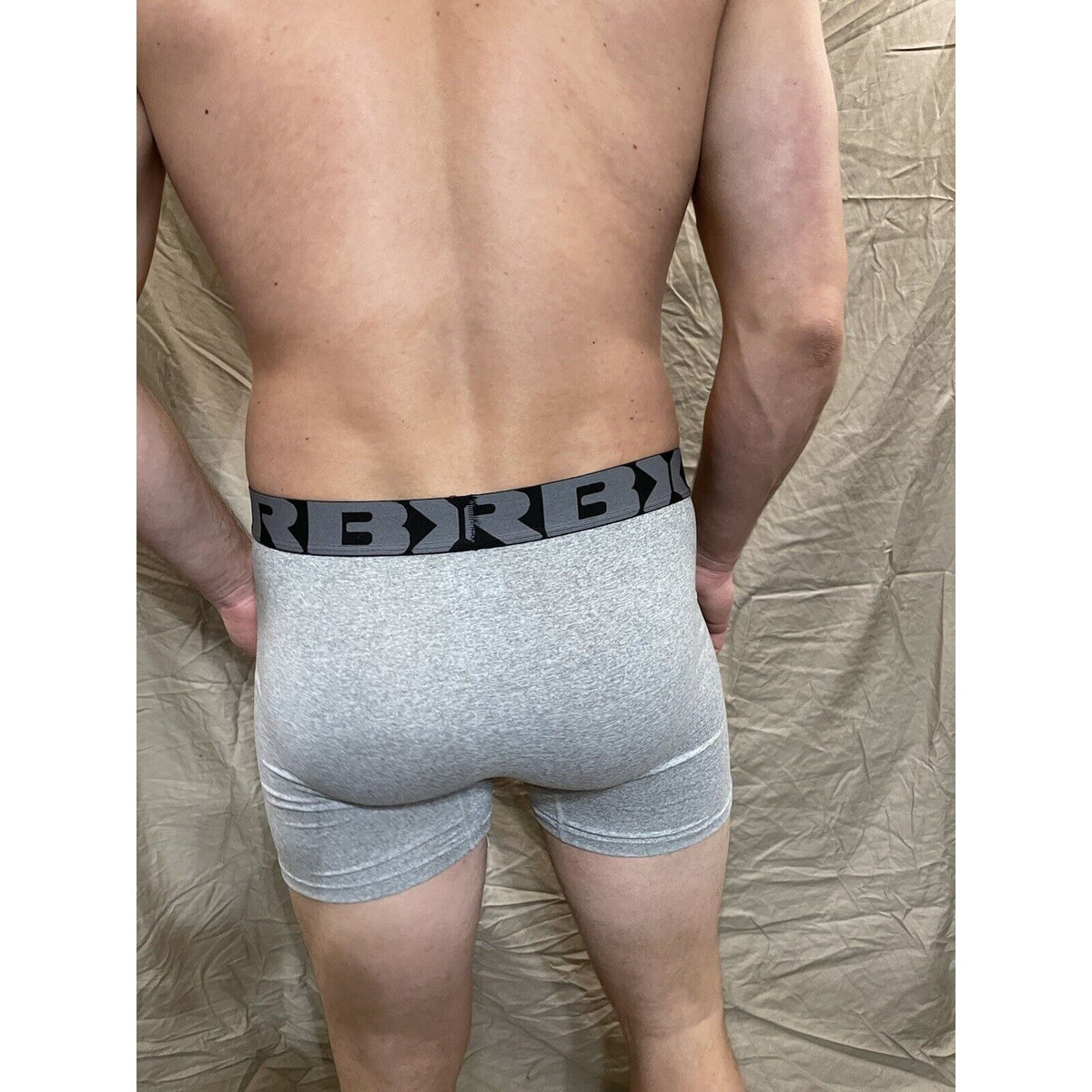 Men's RBX  active gray compression shorts new and never worn Large