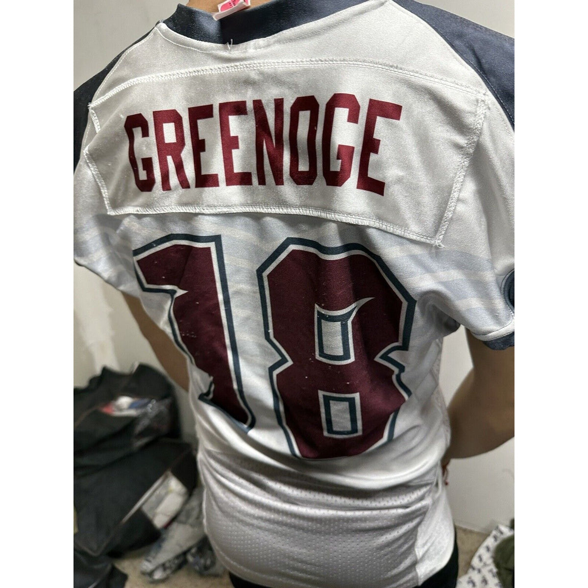 Men’s Maxim Athletic Football Jersey Hawks Number 18