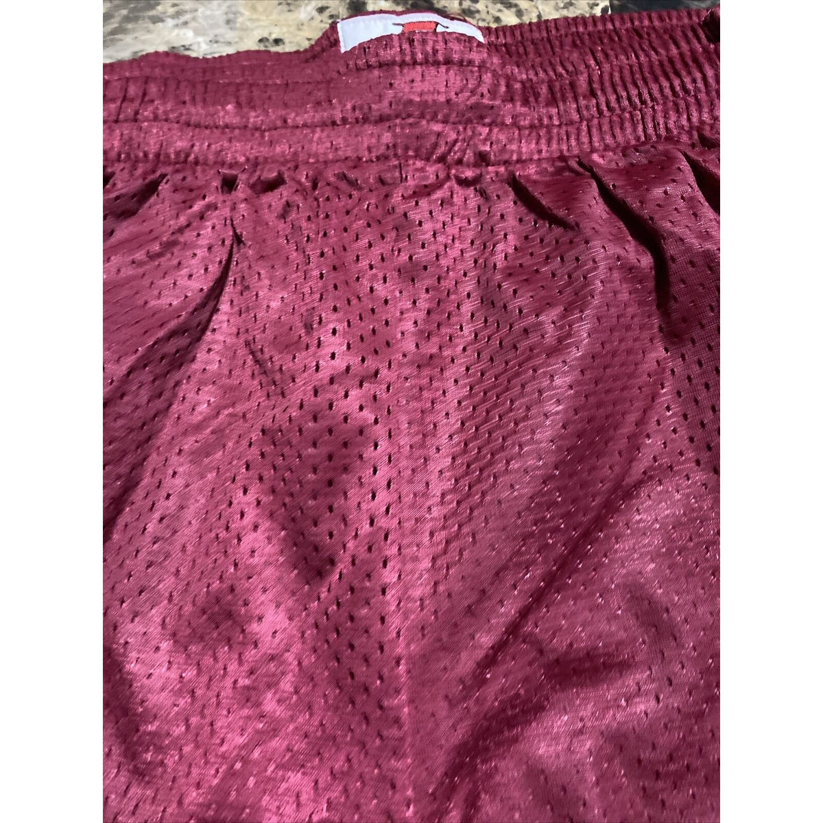 Soffe Intensity Athletic IA Men’s Medium Maroon Basketball Training Mesh Shorts
