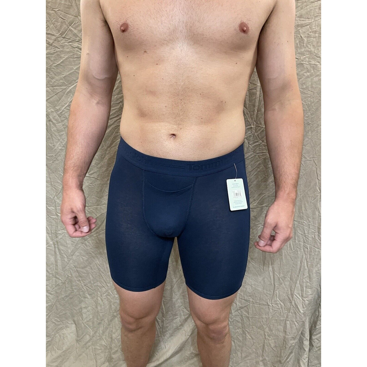 men's Dress Blue tommy john cotton basics boxer brief small