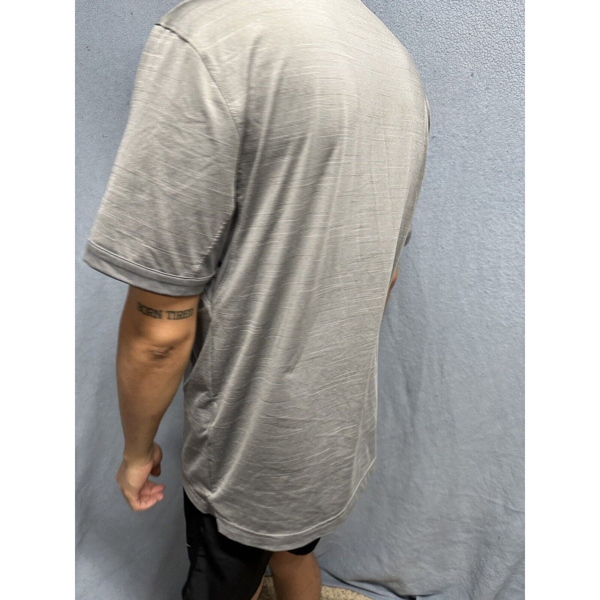 Men’s Gray Vista Ridge High School Under Armour Loose Large Polo Shirt