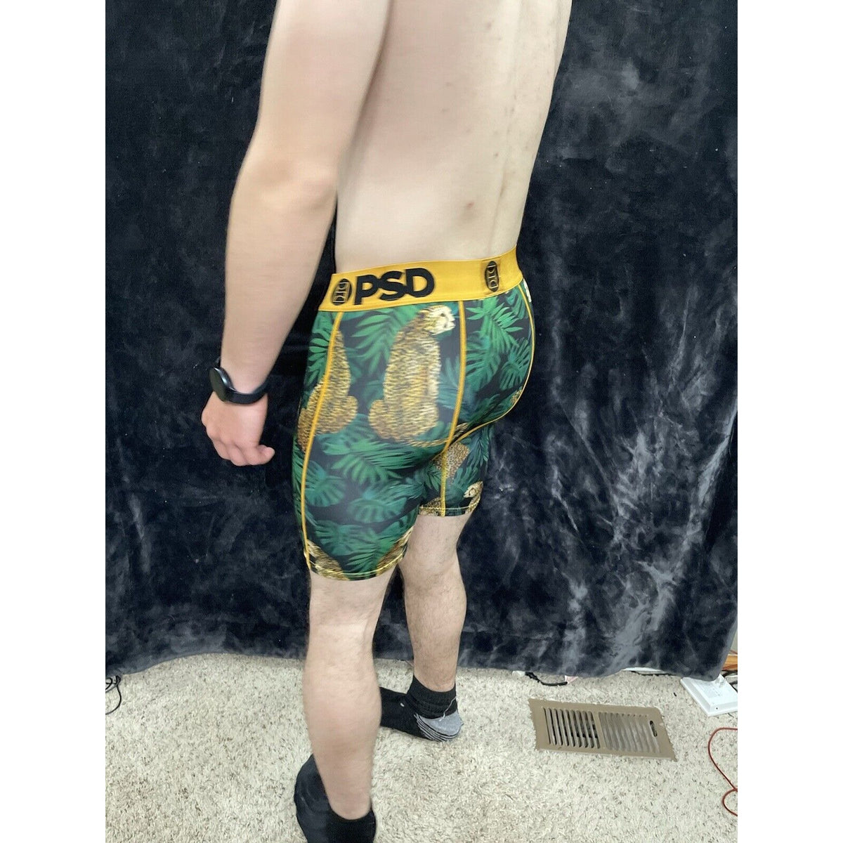 Men’s PSD Leopard Jungle Medium Boxer Briefs Multicolor