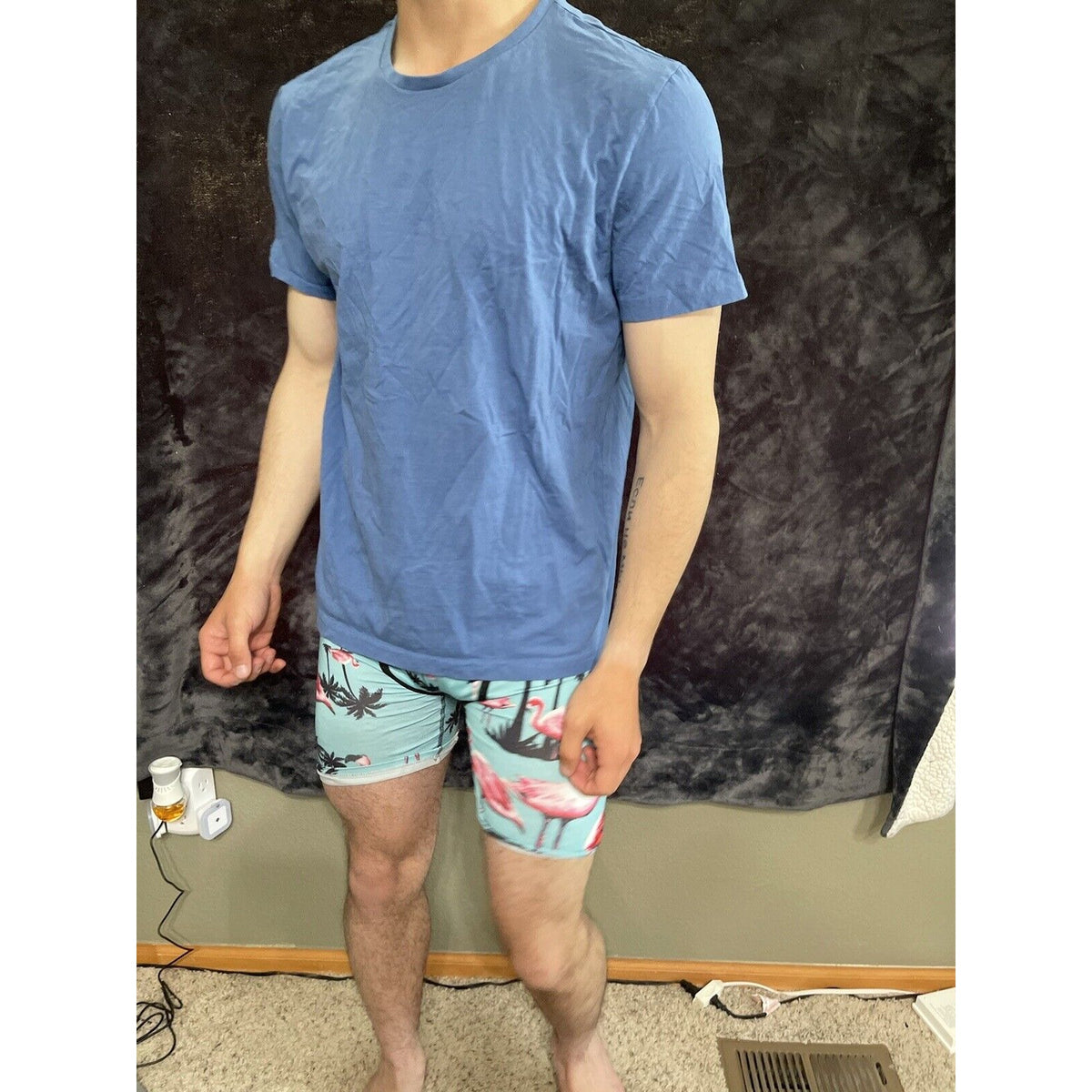 Men’s Large Forever 21 Blue Short Sleeve Shirt