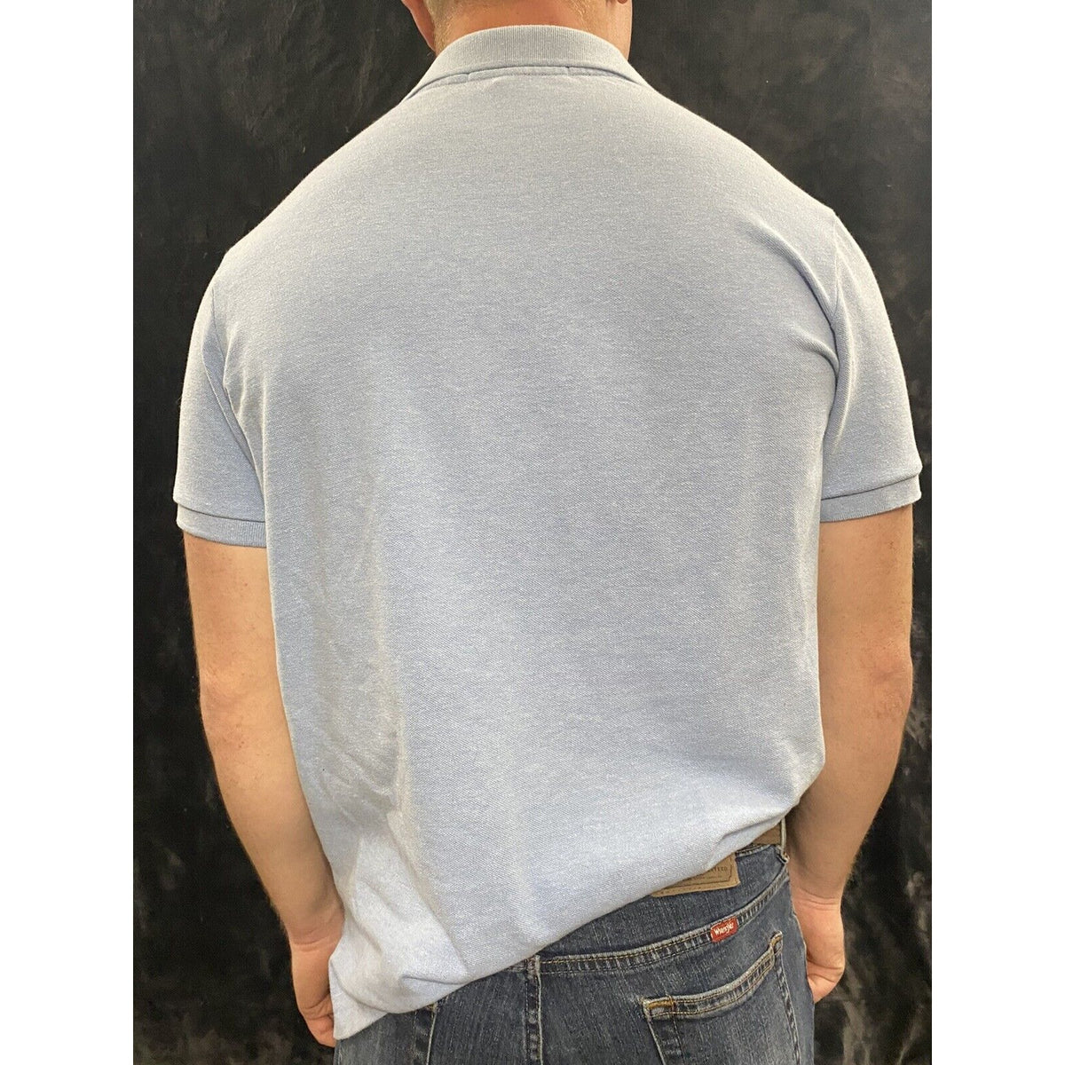 US Polo Assn. Men’s Medium Sky Blue Short Sleeves Polo Shirt