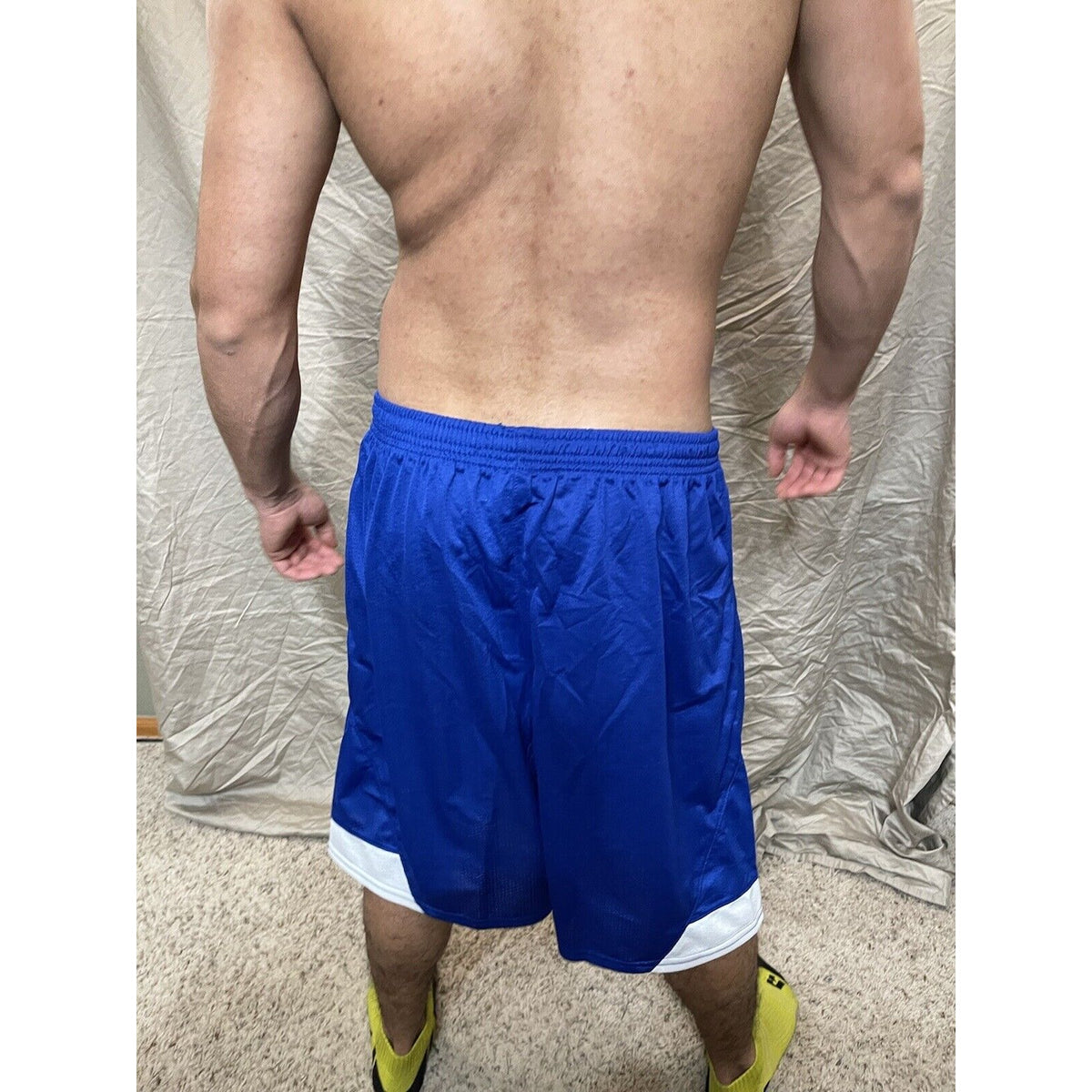 Men's Large  Royal Blue Under armour lacrosse style shorts