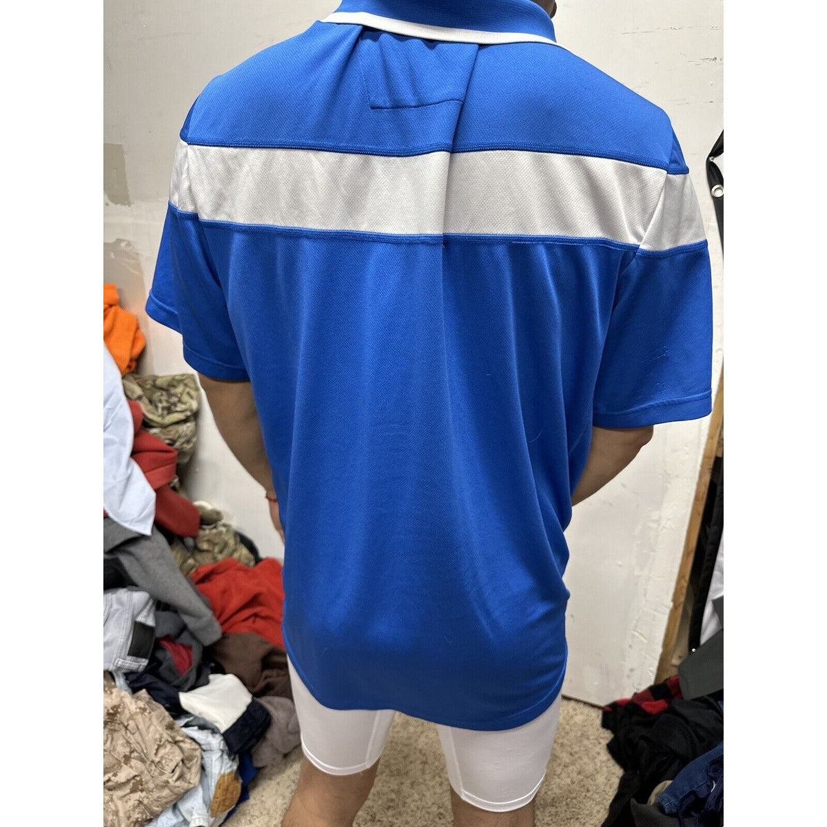 Men’s Blue UCLA Adidas Climalite Polo Shirt Bruins