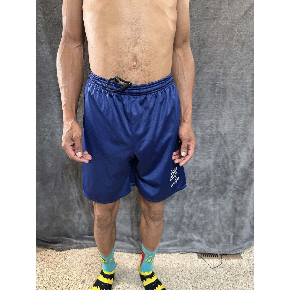 Men’s Cadet Air  Force Academy PT Blue Workout Athletic Shorts Small