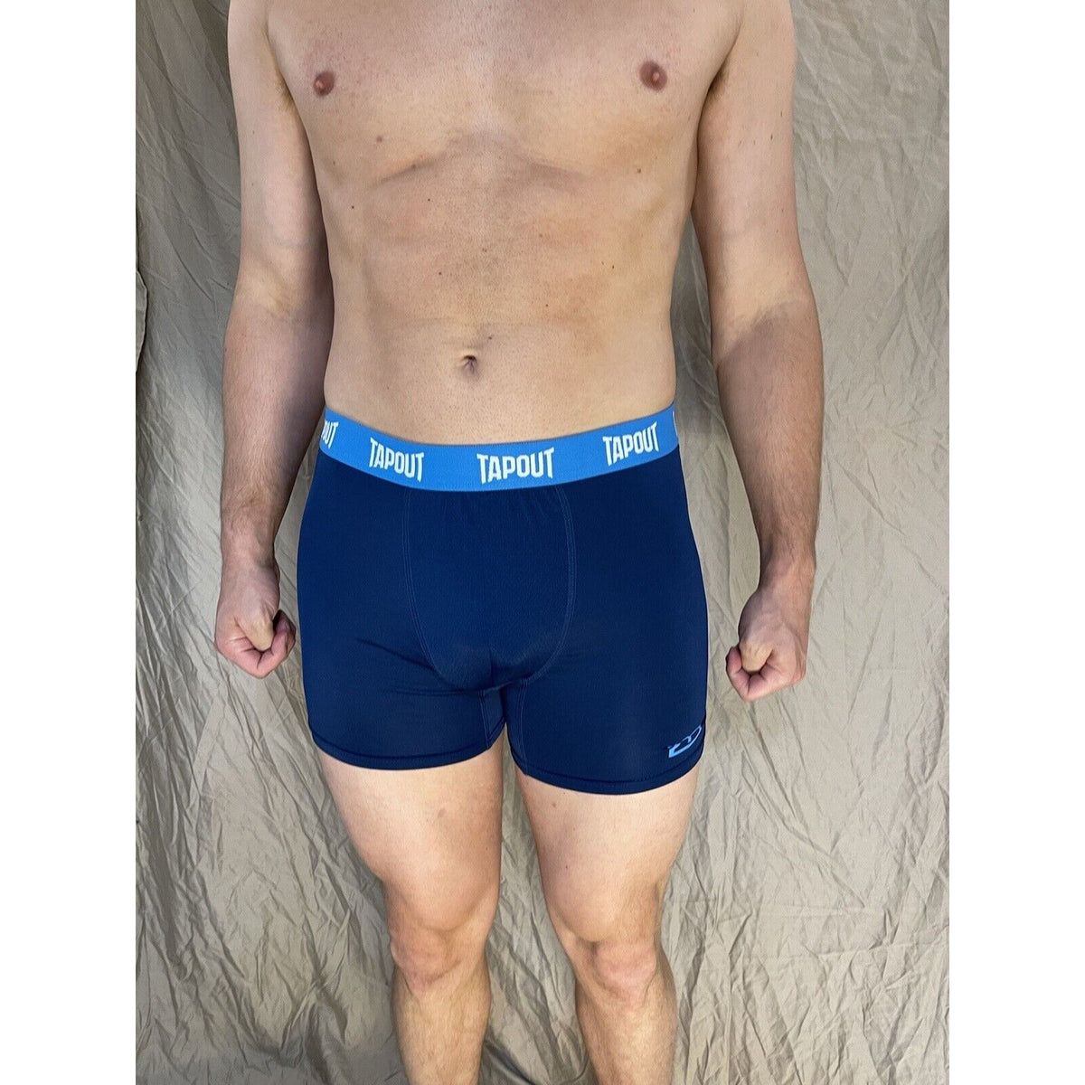 men's tapout dark blue compression shorts with spandex XL