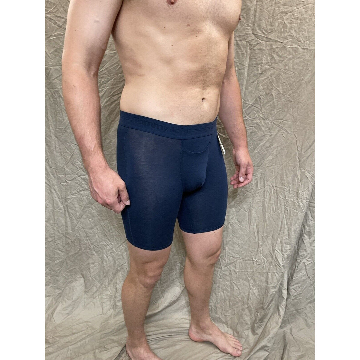 men's Dress Blue tommy john cotton basics boxer brief small