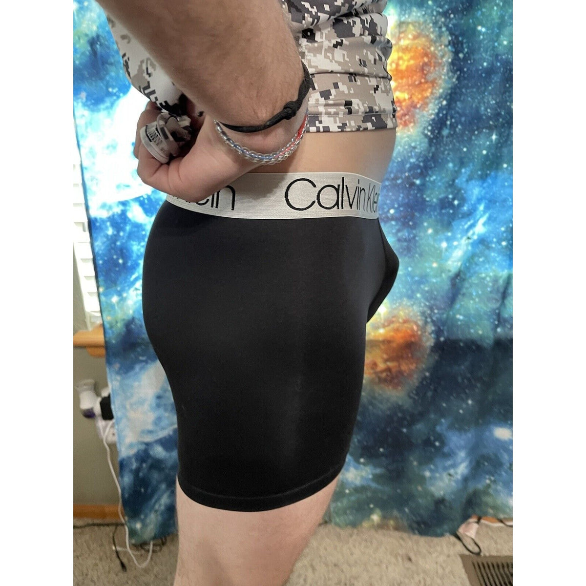 men's calvin klein black compression shorts XL Extra Large
