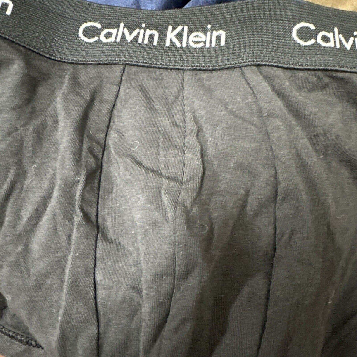 Men’s Black Calvin Klein Small Trunk Style Boxer Briefs