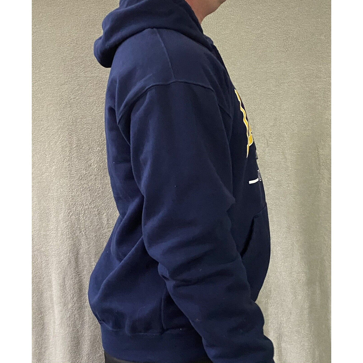 LAS VEGAS NEVADA Authentic USA Point Sportswear Navy Blue Men’s Large Hoodie