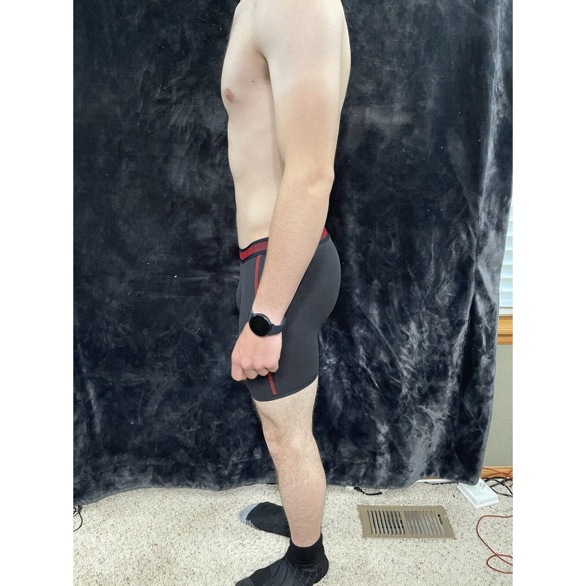 Men’s Black Hanes Small Boxer Briefs New