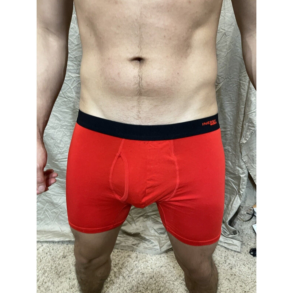 men's red medium inersy weekly boxer briefs new unworn